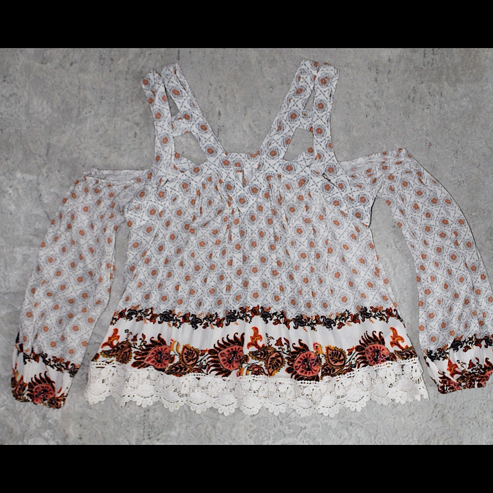Altar’d State Boho Patterned Shirt